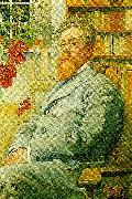 Carl Larsson portratt av ko bonnier oil painting reproduction